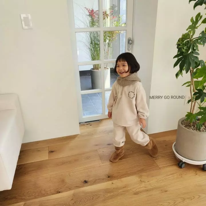 Merry Go Round - Korean Children Fashion - #fashionkids - Winter Fleece Set - 5