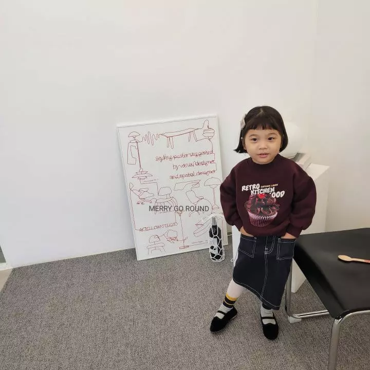 Merry Go Round - Korean Children Fashion - #kidsshorts - Cup Cake Sweatshirt - 10