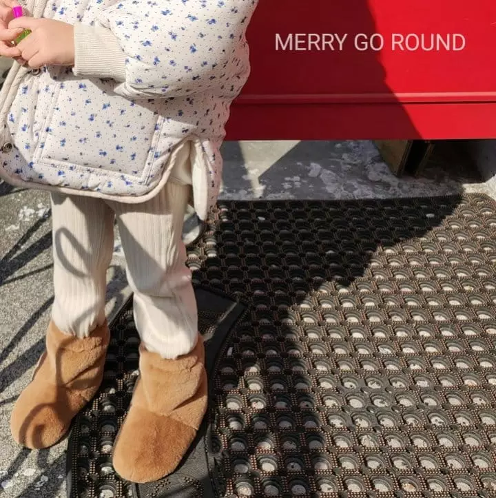 Merry Go Round - Korean Children Fashion - #kidsstore - Rib Pants - 3