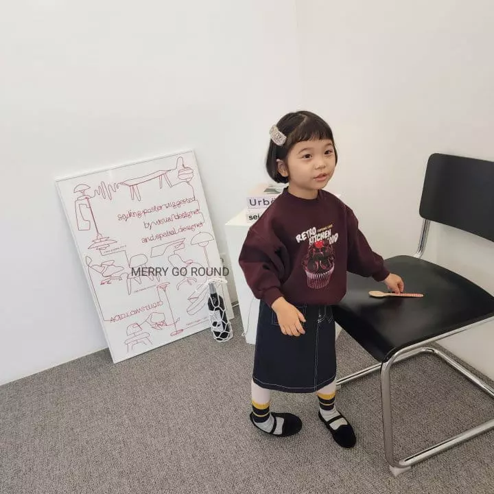 Merry Go Round - Korean Children Fashion - #kidsstore - Cup Cake Sweatshirt - 11