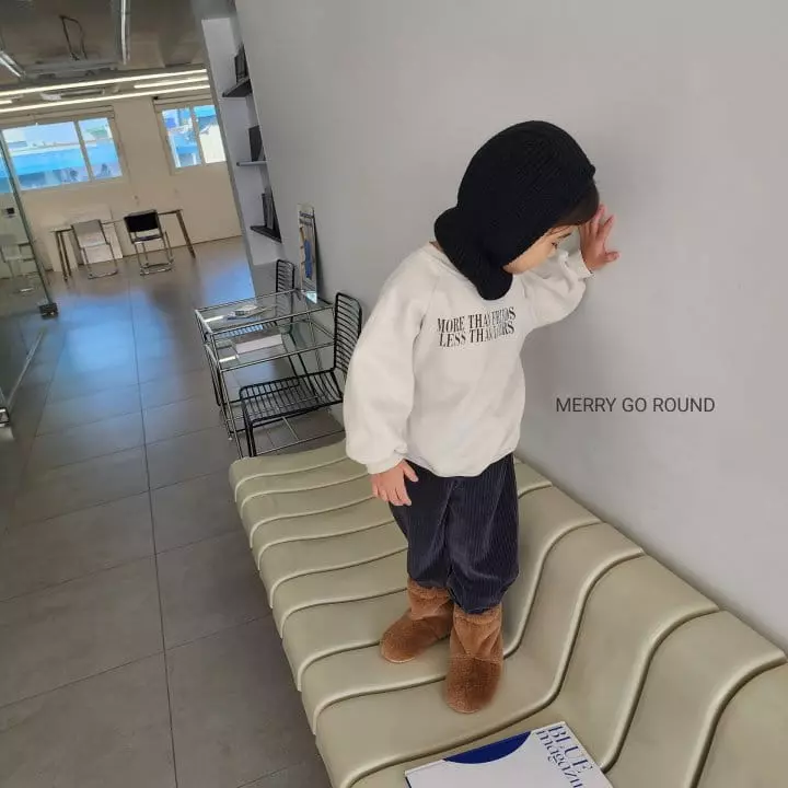 Merry Go Round - Korean Children Fashion - #littlefashionista - With Unbal Sweatshirt
