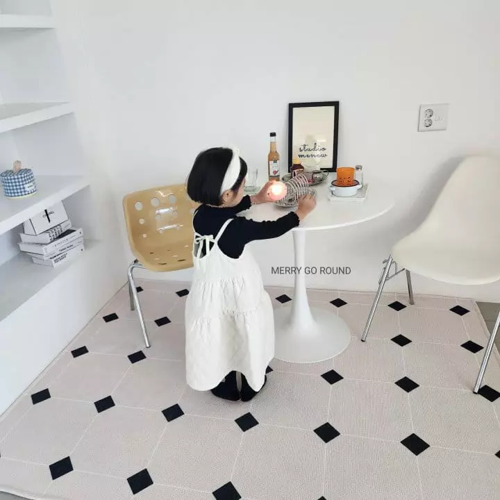 Merry Go Round - Korean Children Fashion - #magicofchildhood - Ribbon Sleeveless One-piece - 8