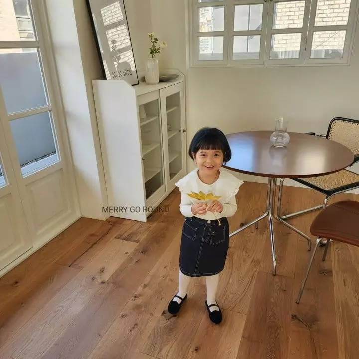 Merry Go Round - Korean Children Fashion - #minifashionista - Square Pocket Skirt - 5