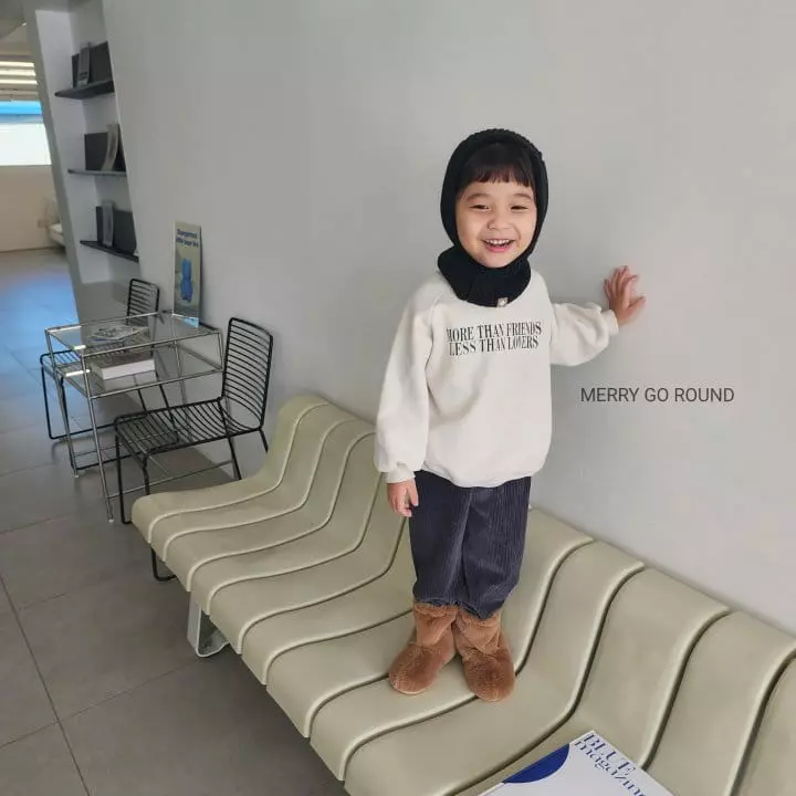 Merry Go Round - Korean Children Fashion - #minifashionista - With Unbal Sweatshirt - 3