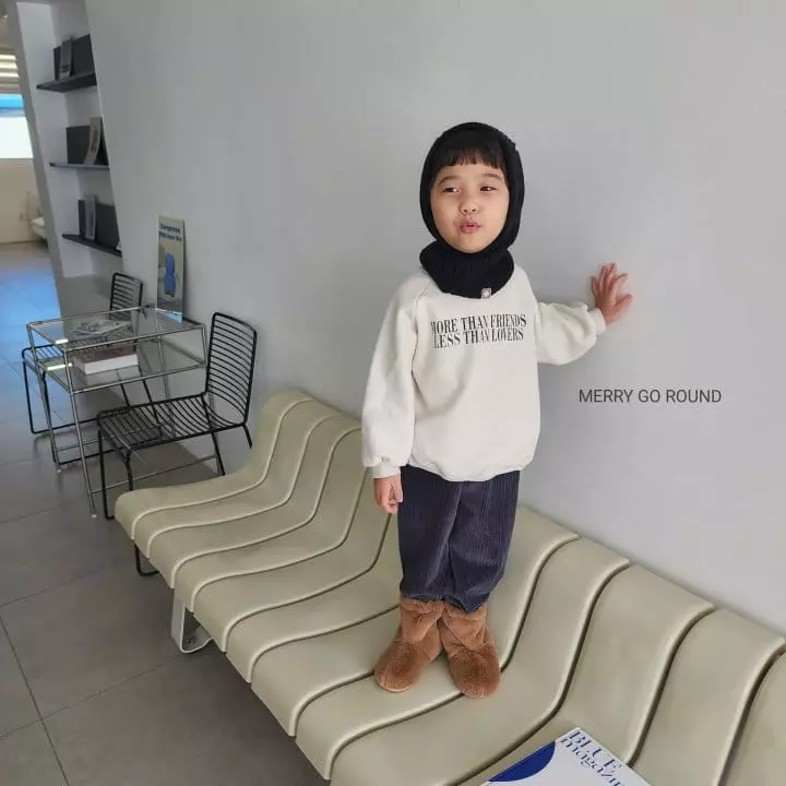 Merry Go Round - Korean Children Fashion - #minifashionista - With Unbal Sweatshirt - 4