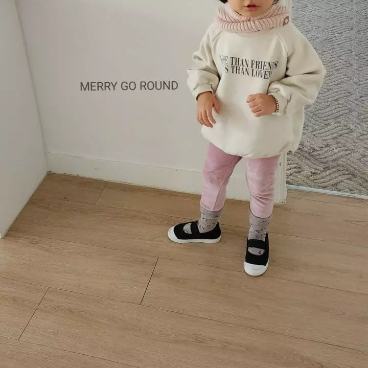 Merry Go Round - Korean Children Fashion - #prettylittlegirls - Fleece Leggings - 6