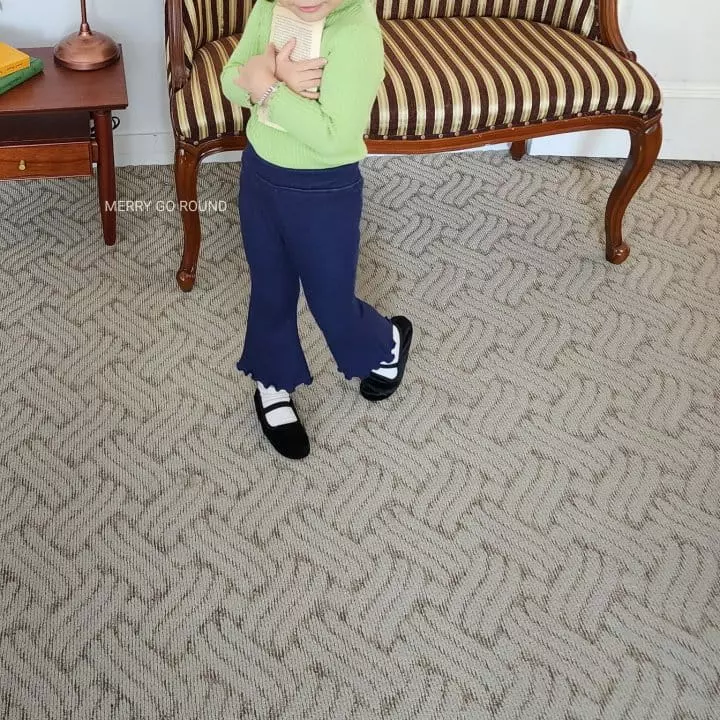 Merry Go Round - Korean Children Fashion - #todddlerfashion - Fleece Terry Pants