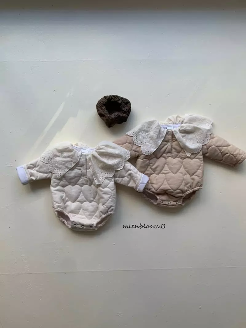 Mienbloom B - Korean Baby Fashion - #babyboutique - Heart Bodysuit