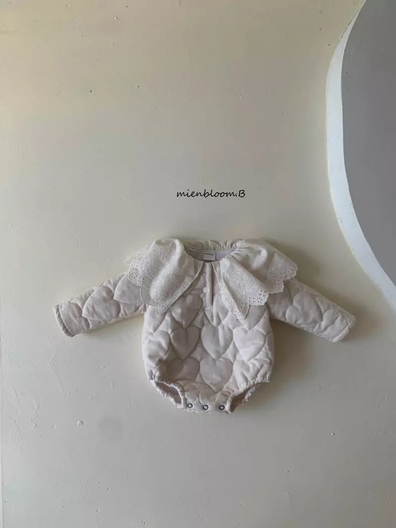 Mienbloom B - Korean Baby Fashion - #babyboutiqueclothing - Heart Bodysuit - 3
