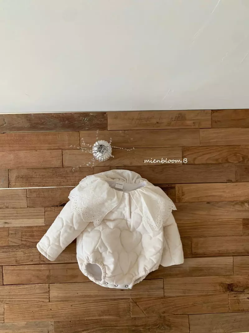Mienbloom B - Korean Baby Fashion - #babyboutiqueclothing - Heart Bodysuit - 4