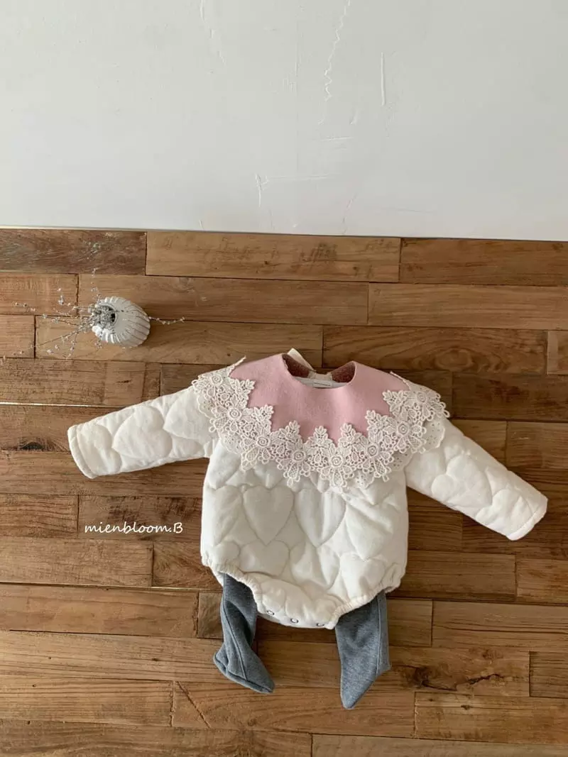 Mienbloom B - Korean Baby Fashion - #babyfever - Heart Bodysuit - 6