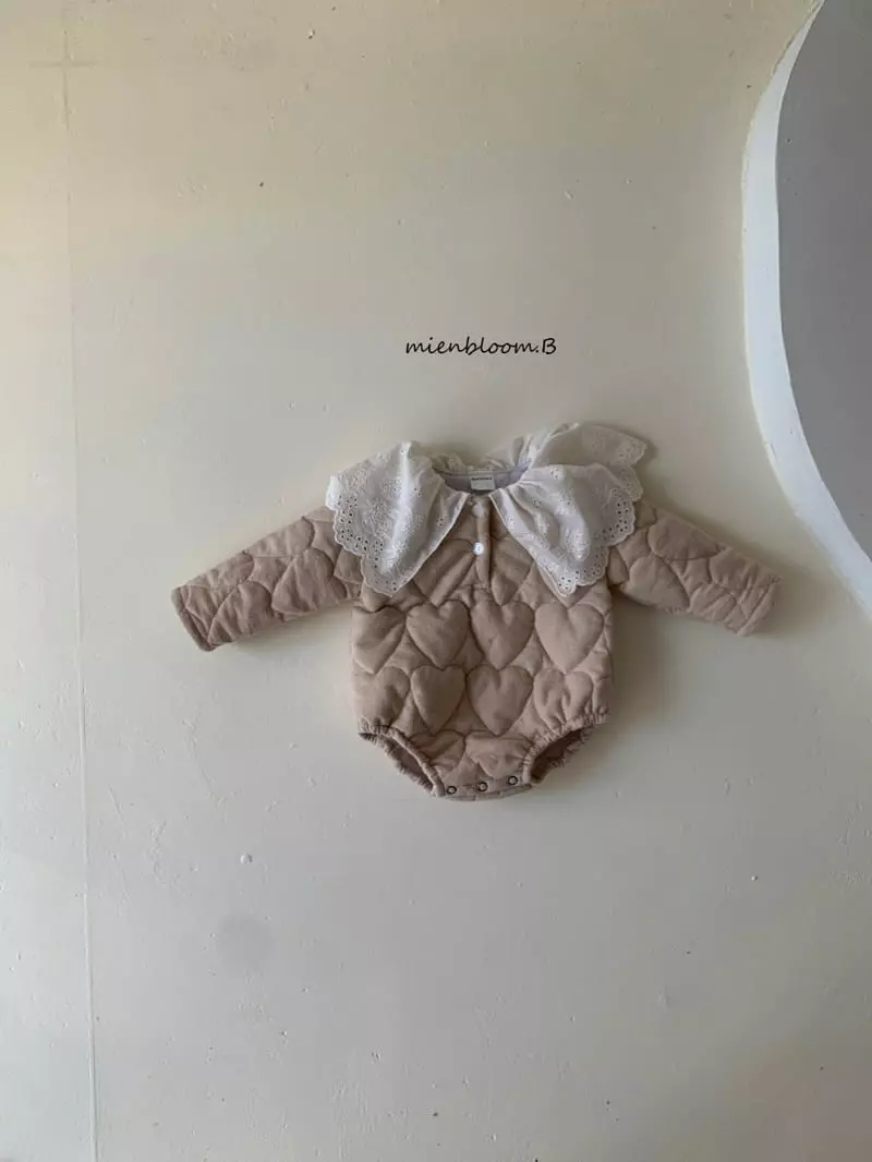 Mienbloom B - Korean Baby Fashion - #babygirlfashion - Heart Bodysuit - 7
