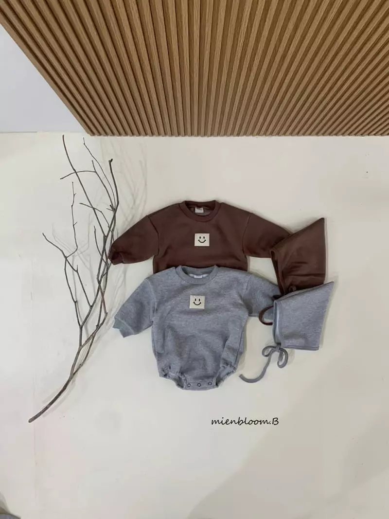 Mienbloom B - Korean Baby Fashion - #babylifestyle - Smile Bodysuit Set - 3