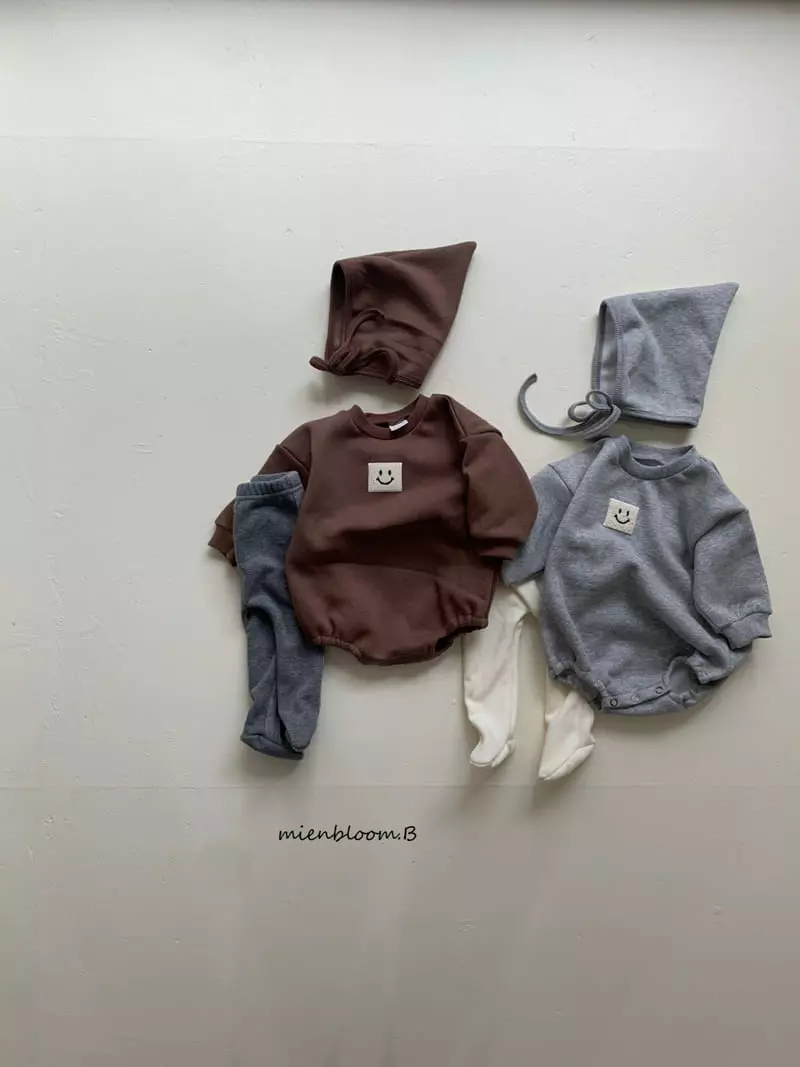 Mienbloom B - Korean Baby Fashion - #babylifestyle - Smile Bodysuit Set - 4