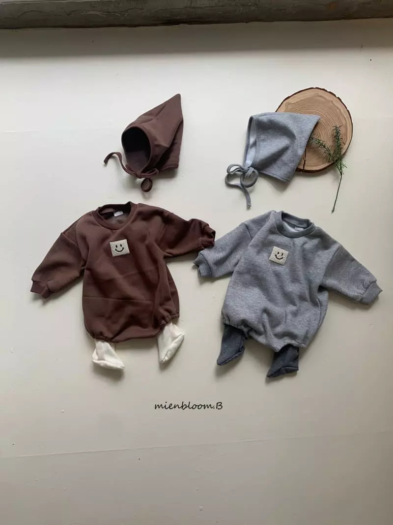 Mienbloom B - Korean Baby Fashion - #babyootd - Smile Bodysuit Set - 5
