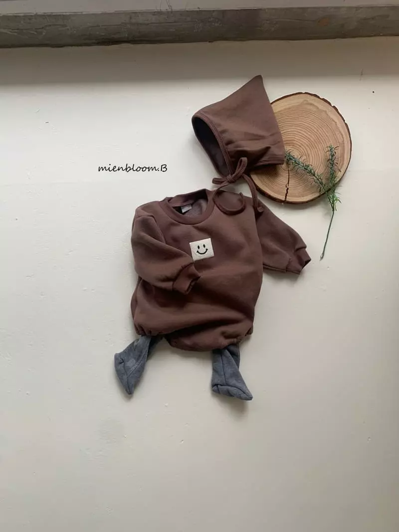 Mienbloom B - Korean Baby Fashion - #babyoutfit - Smile Bodysuit Set - 7