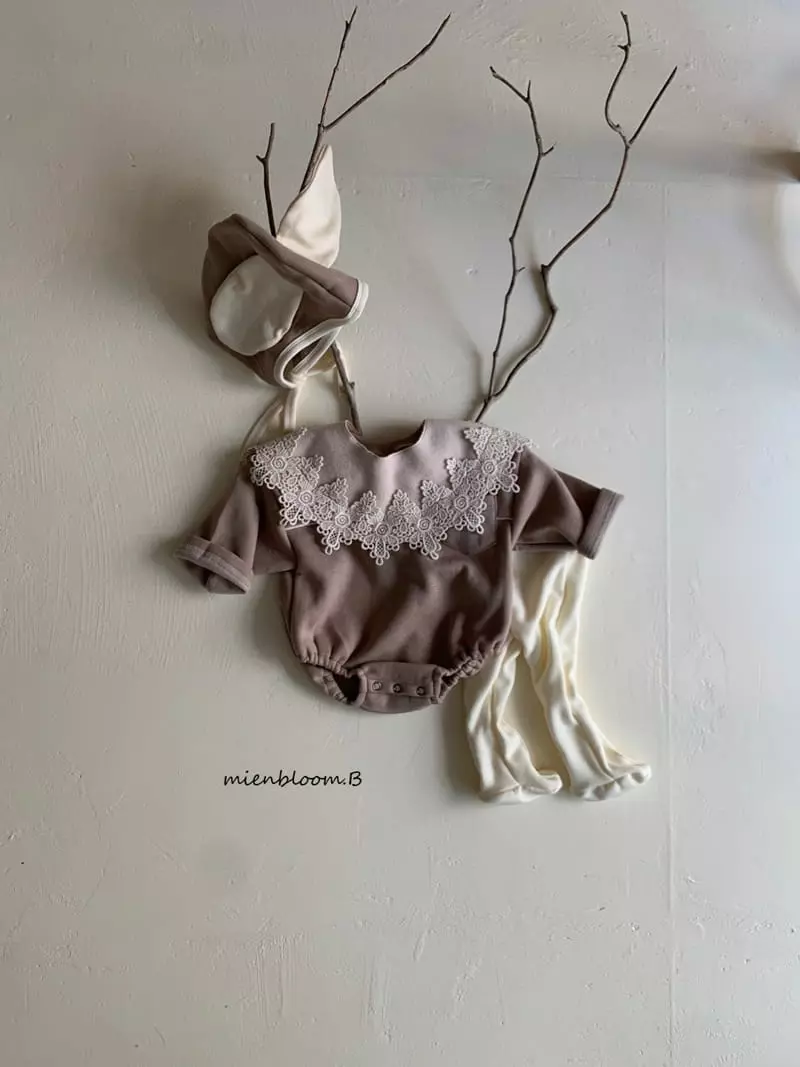 Mienbloom B - Korean Baby Fashion - #smilingbaby - Reversible Lace Cape - 8