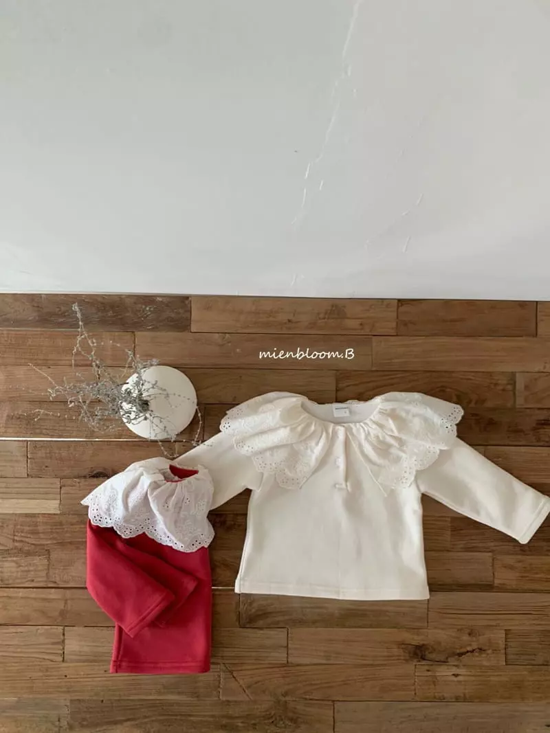 Mienbloom B - Korean Children Fashion - #childofig - Vanilla Tee - 3