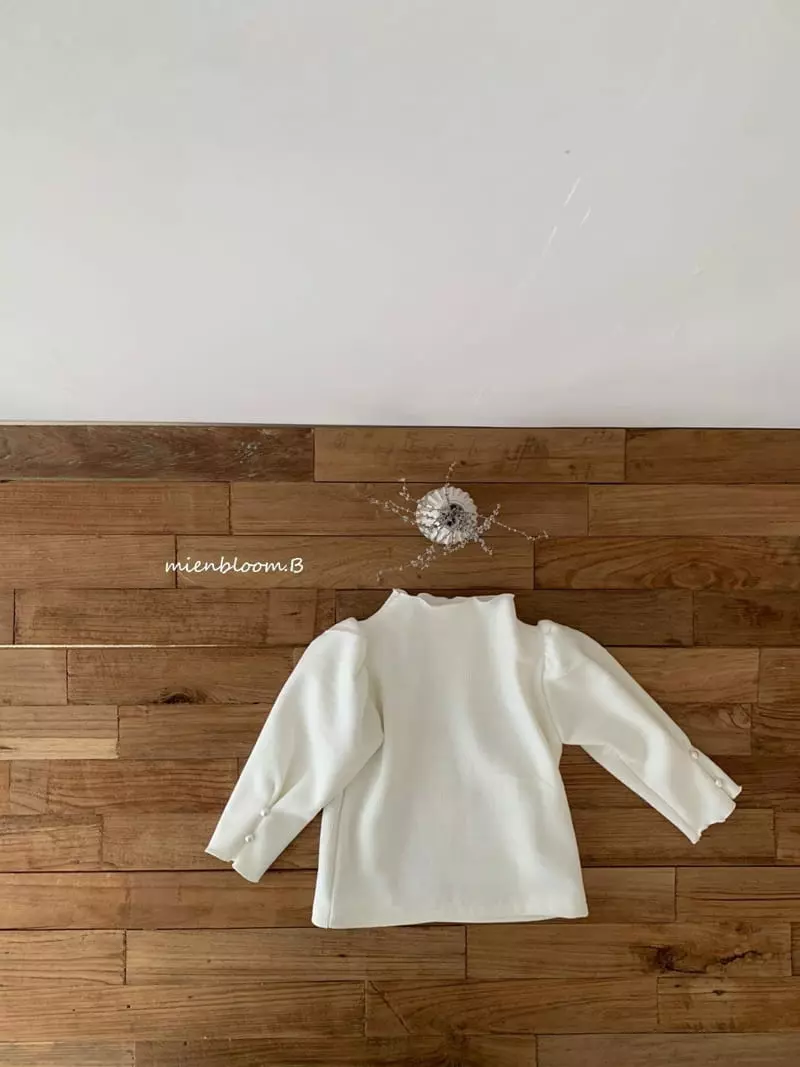Mienbloom B - Korean Children Fashion - #childofig - Pearl Button Blouse - 7