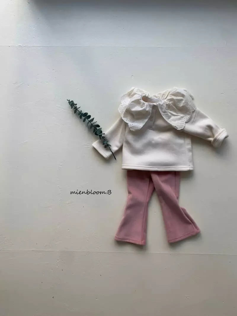 Mienbloom B - Korean Children Fashion - #kidsshorts - Vanilla Tee - 8