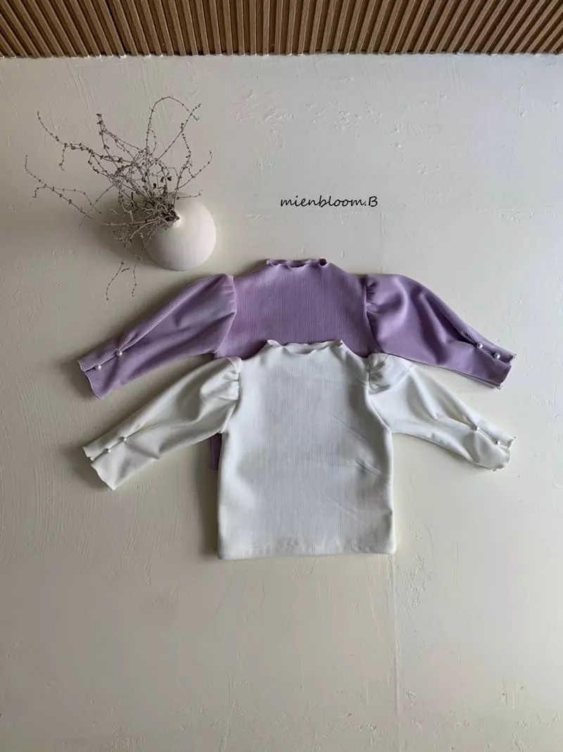 Mienbloom B - Korean Children Fashion - #magicofchildhood - Pearl Button Blouse