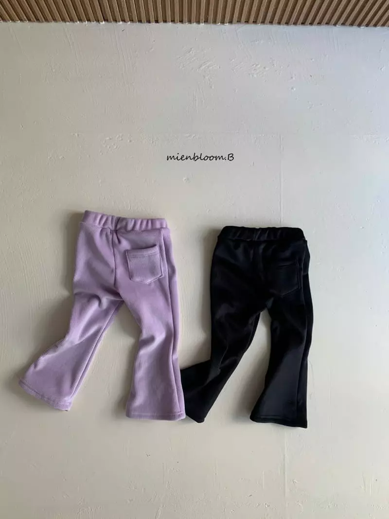 Mienbloom B - Korean Children Fashion - #minifashionista - Mink Rib Pants - 3