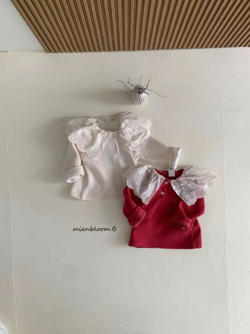 Mienbloom B - Korean Children Fashion - #prettylittlegirls - Vanilla Tee
