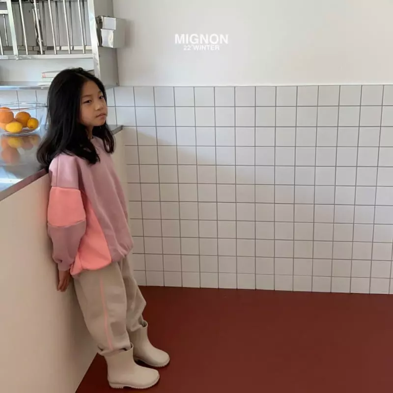 Mignon - Korean Children Fashion - #childrensboutique - Color Block Sweatshirt - 8