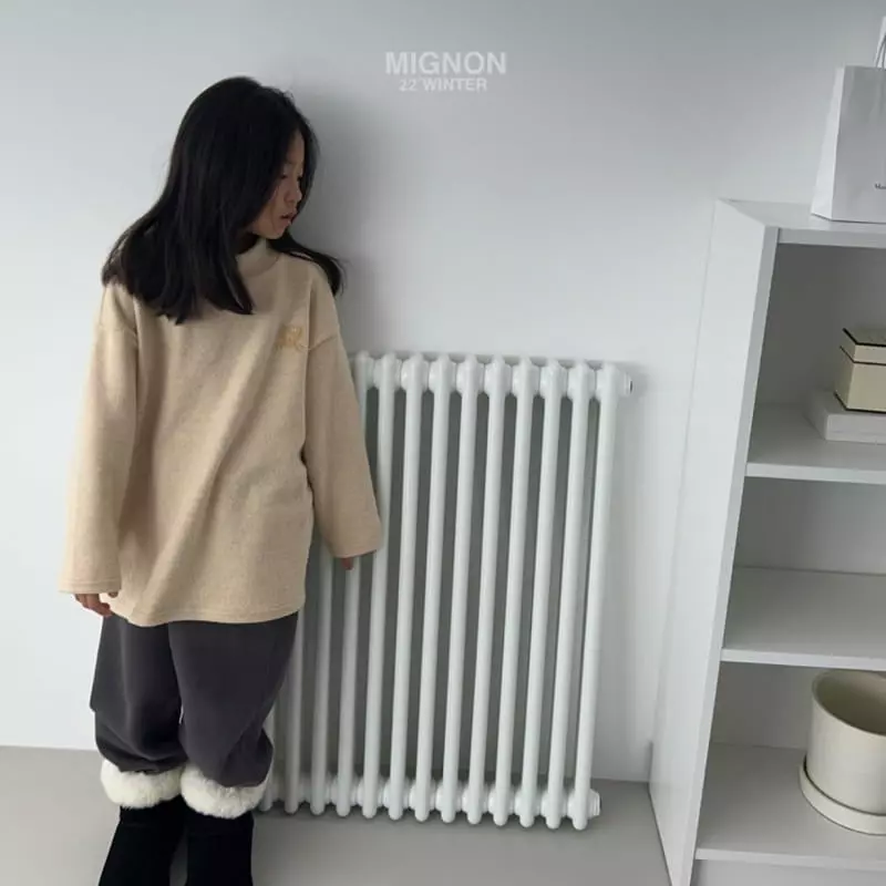 Mignon - Korean Children Fashion - #childofig - Mone Turtleneck Tee - 4