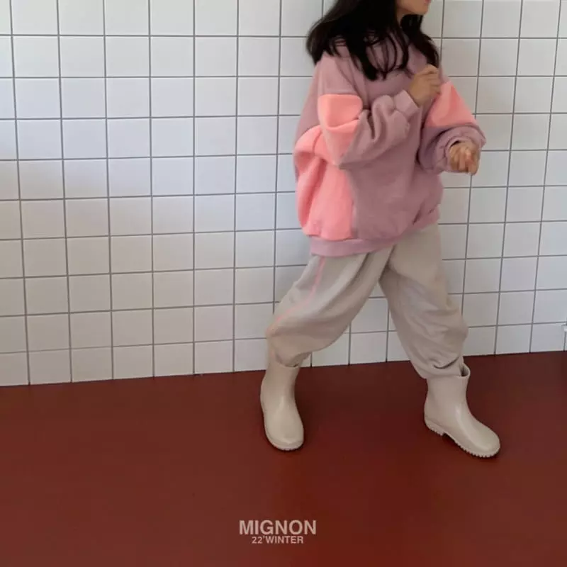 Mignon - Korean Children Fashion - #designkidswear - Color Block Sweatshirt - 9