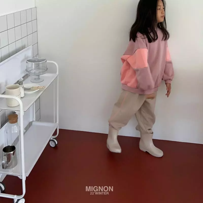 Mignon - Korean Children Fashion - #discoveringself - Color Block Sweatshirt - 10