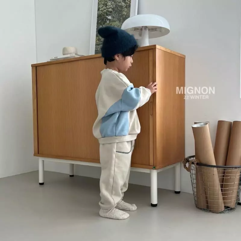 Mignon - Korean Children Fashion - #kidsshorts - Color Block Sweatshirt - 12