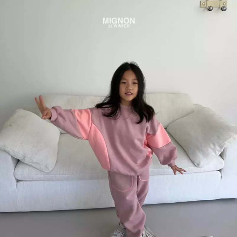 Mignon - Korean Children Fashion - #stylishchildhood - Color Block Sweatshirt - 6