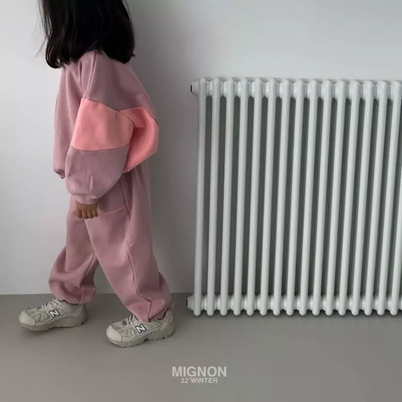 Mignon - Korean Children Fashion - #prettylittlegirls - Color Block Sweatshirt - 4