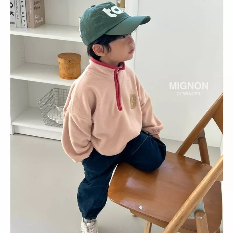 Mignon - Korean Children Fashion - #todddlerfashion - Ttasm Fleece Anorak - 4