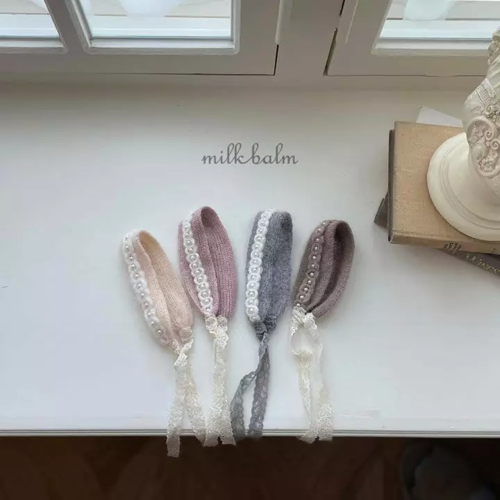 Milk Balm - Korean Baby Fashion - #babyboutique - Angora Hairband - 2