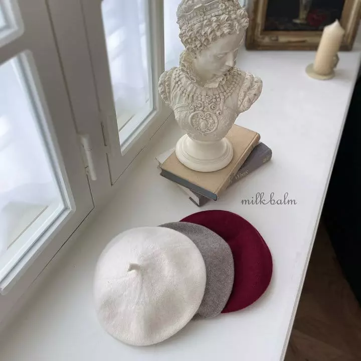 Milk Balm - Korean Baby Fashion - #babyboutique - Bonbon Beret Hat