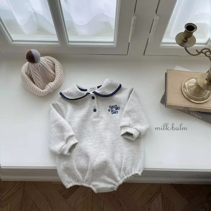 Milk Balm - Korean Baby Fashion - #babylifestyle - Sailor Good Bodysuit