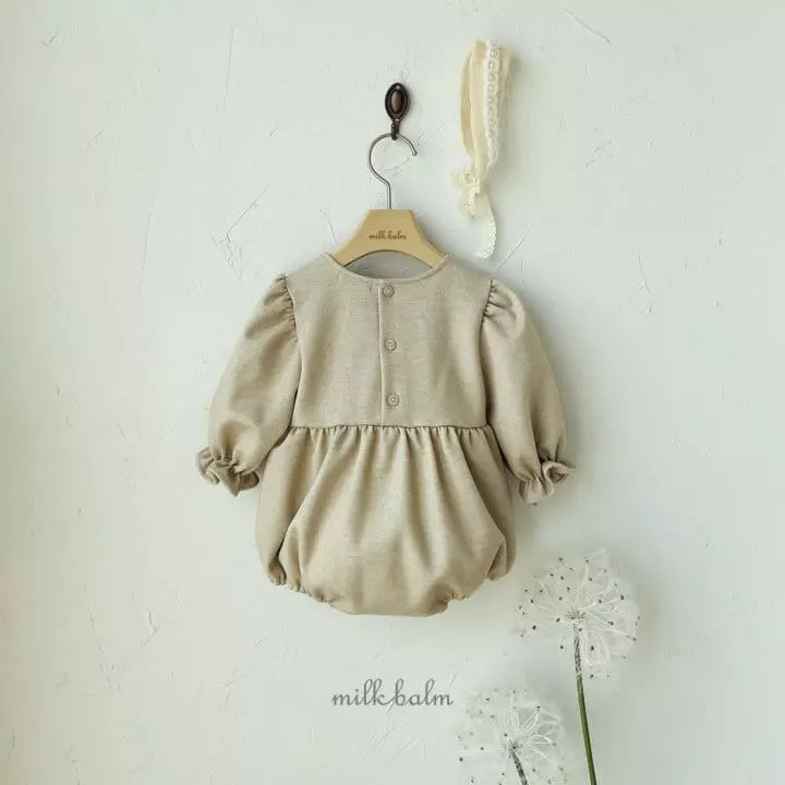 Milk Balm - Korean Baby Fashion - #babyoninstagram - Chalotte Embrodiery Bodysuit - 4