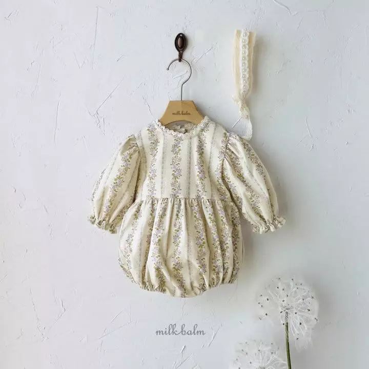 Milk Balm - Korean Baby Fashion - #babyoutfit - Cuvin Bodysuit