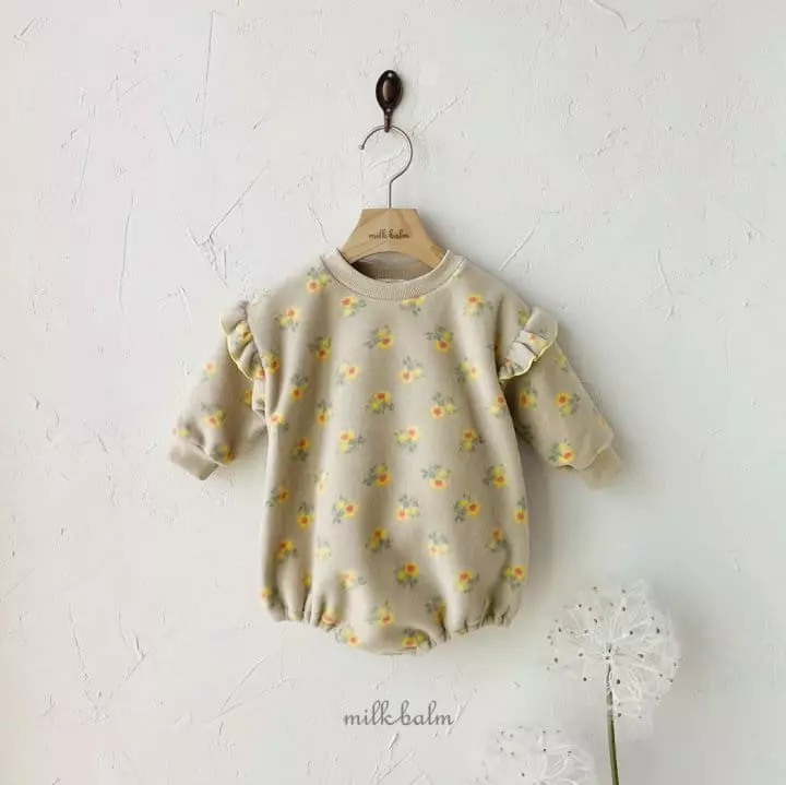 Milk Balm - Korean Baby Fashion - #smilingbaby - Rosie Frill Bodysuit - 3