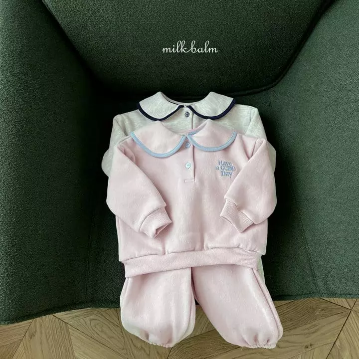 Milk Balm - Korean Children Fashion - #Kfashion4kids - Sailit Good Top Bottom Set - 3