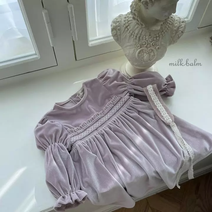 Milk Balm - Korean Children Fashion - #childofig - Reve Smocking One-piece - 9
