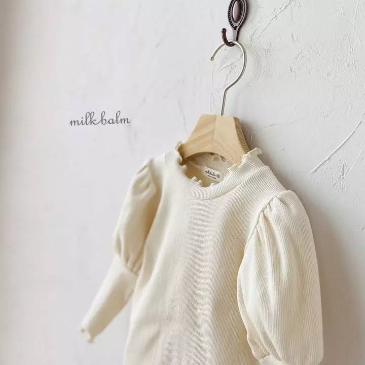 Milk Balm - Korean Children Fashion - #discoveringself - Rosely Half Turtleneck Tee - 5