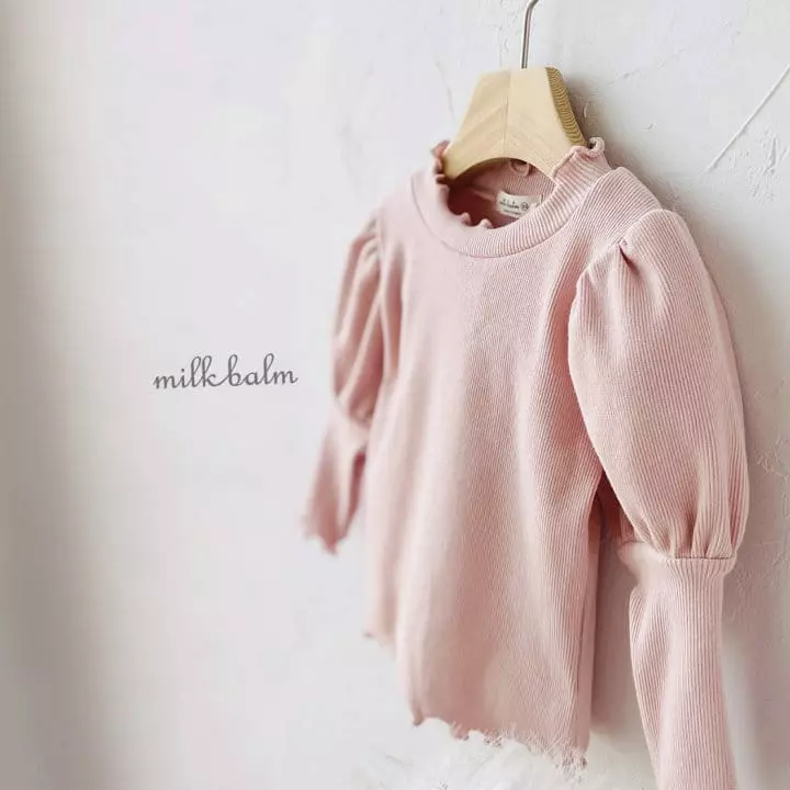 Milk Balm - Korean Children Fashion - #fashionkids - Rosely Half Turtleneck Tee - 6