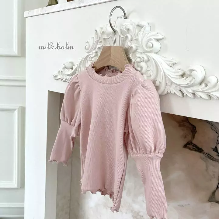 Milk Balm - Korean Children Fashion - #kidsshorts - Rosely Half Turtleneck Tee - 7