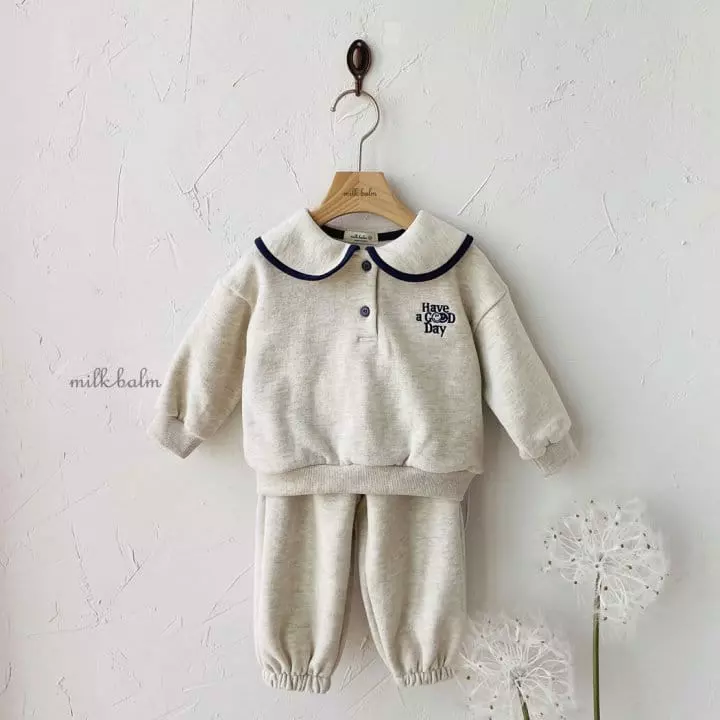 Milk Balm - Korean Children Fashion - #kidsstore - Sailit Good Top Bottom Set