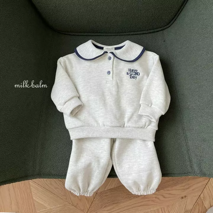 Milk Balm - Korean Children Fashion - #Kfashion4kids - Sailit Good Top Bottom Set - 4