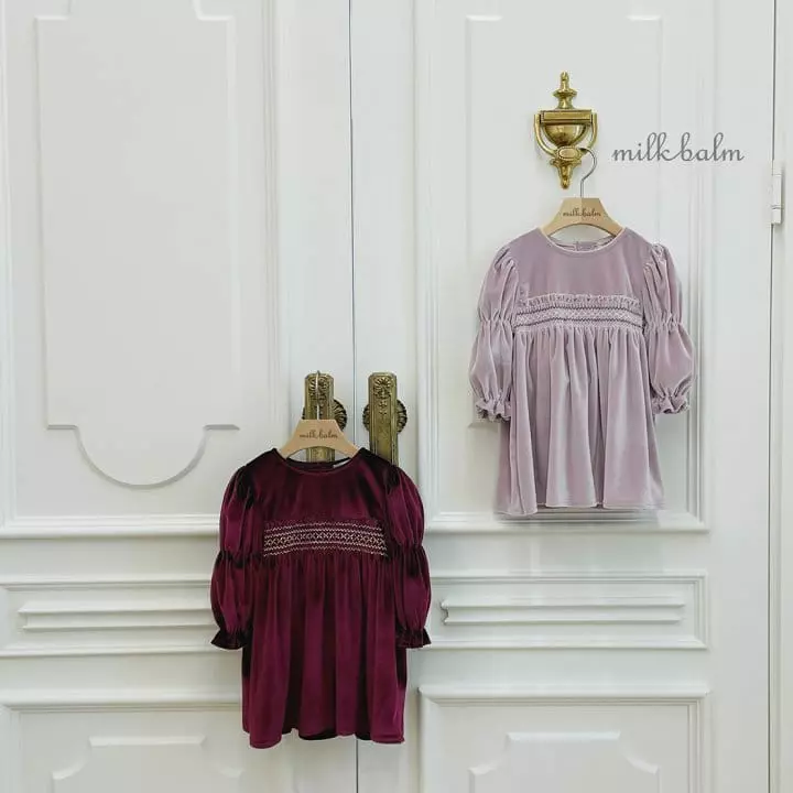 Milk Balm - Korean Children Fashion - #magicofchildhood - Reve Smocking One-piece - 3