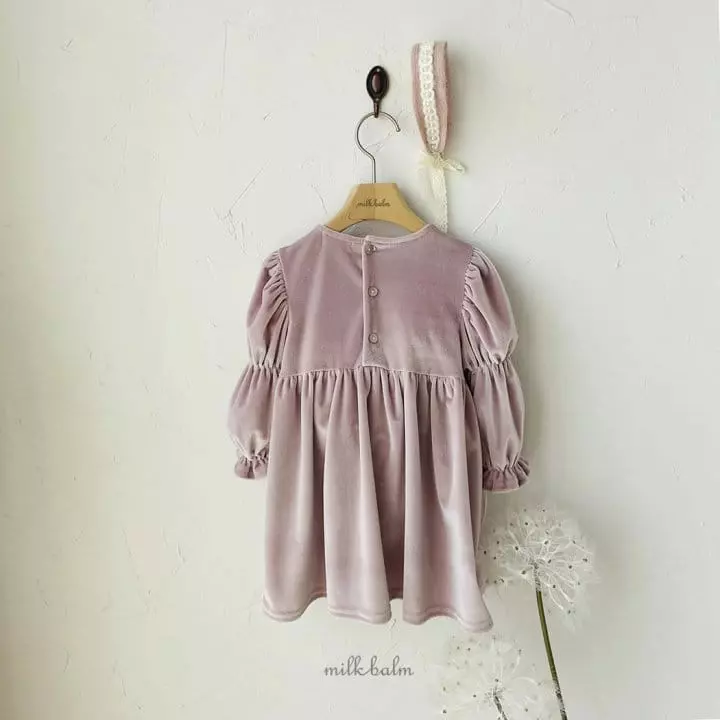 Milk Balm - Korean Children Fashion - #stylishchildhood - Reve Smocking One-piece - 8